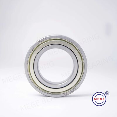 Single Row Deep Groove 6007 ZZ 2RS Ball Bearing 35x62x14mm For Machinery Motor