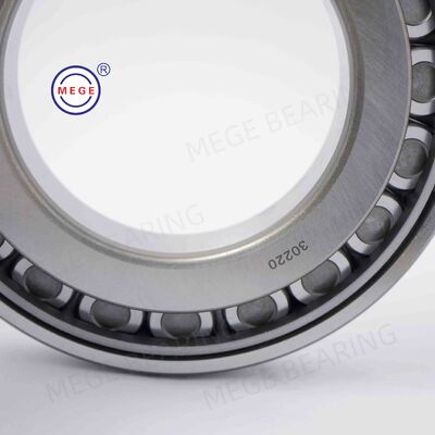 30220 Tapered Roller Bearing 100x180x37mm OEM P5 P6 For Motorcycle Vehicle Metallurgical