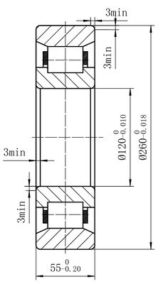 MEGE  N324(2324)  P5  Cylindrical Roller Bearing