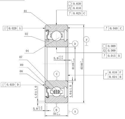 MEGE  6322-2Z P5 Deep Groove Ball Bearing