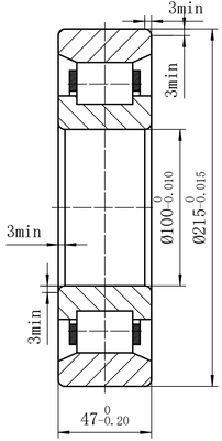 MEGE N320 (2320 КМ)  P5 Cylindrical Roller Bearing