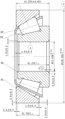 MEGE 645/632 P5 Tapered Roller Bearing