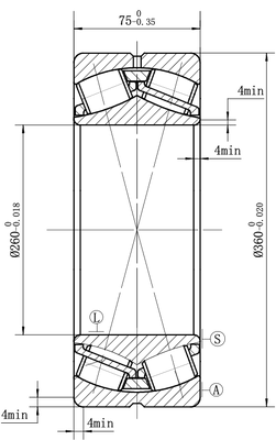 MEGE 23952 CC/W33 P5 Spherical Roller Bearing