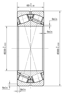 MEGE 23944 CC/W33 P4 Spherical Roller Bearing