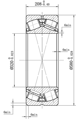 MEGE 23264 CC/W33（3003264）P5 Spherical Roller Bearing