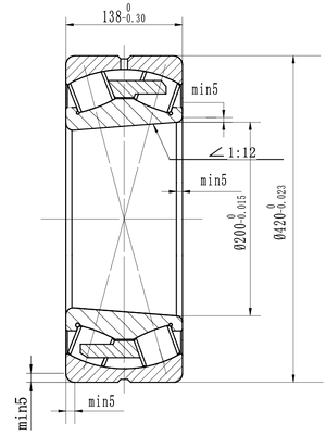 MEGE 22340K+H2340 Spherical Roller Bearing