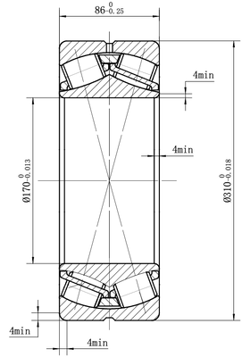 MEGE 22234 CA/W33（3534）P5 Spherical Roller Bearing