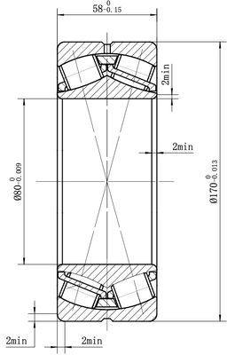 MEGE 22316 CA/W33（3616）P5 Spherical Roller Bearing
