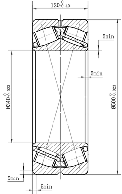 MEGE 2668 (3768) P5 Spherical Roller Bearing