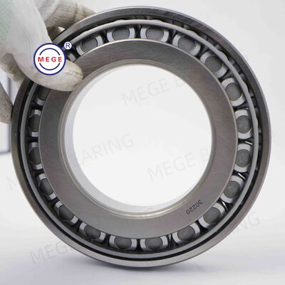 30220 Tapered Roller Bearing 100x180x37mm OEM P5 P6 For Motorcycle Vehicle Metallurgical