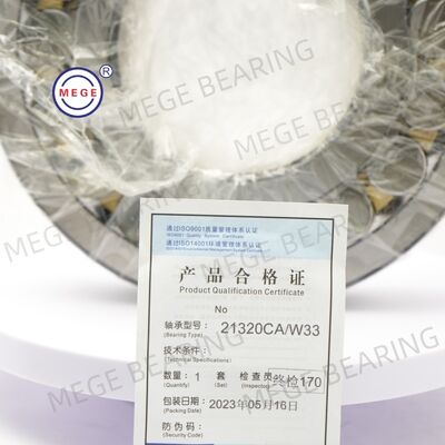 21320 Spherical Roller Ball Bearing 100x215x47mm For Electric Motors Industrial Machine