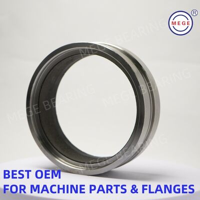 High Precision Flange Assembly Wear Resistant Sleeves Cr14 Cr20 Cr26 Forge Steel / Cast Iron Concrete Pump Truck Parts
