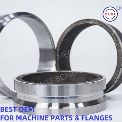 High Precision Concrete Pipe Flange Wear Resistant Stainless Steel Forge Steel / Cast Iron For Conveyor Machinery