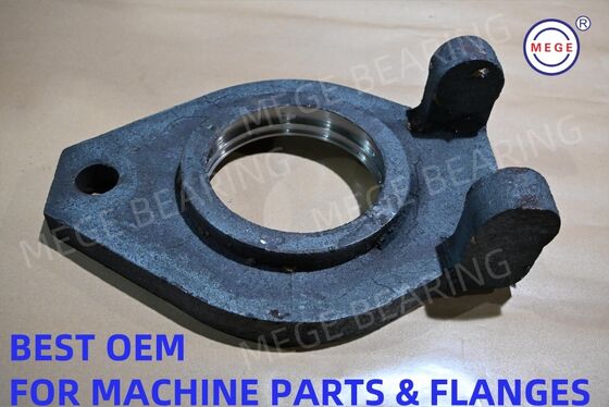 High Precision Concrete Pipe Flange Wear Resistant Stainless Steel Forge Steel / Cast Iron For Conveyor Machinery