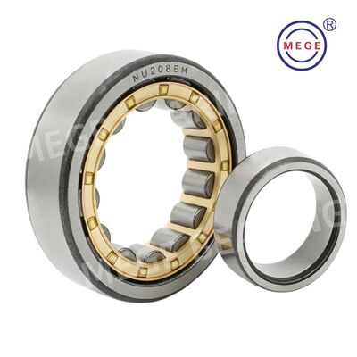 N208 NJ208 NU208 NUP208 Cylindrical Roller Bearings 40x80x18mm High Precision Single Row Bearing