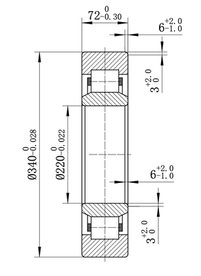 MEGE NU2044-E-M1-C3  Cylindrical Roller Bearing