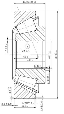 MEGE 7610 (32310)  P5 Tapered Roller Bearing