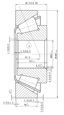 MEGE 7318 (30318) P5 Tapered Roller Bearing