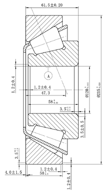 MEGE 7524 (32224) P5 Tapered Roller Bearing