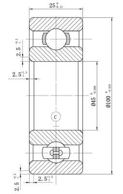 MEGE 309（6309）P5 Deep Groove Ball Bearing