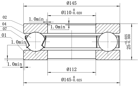 MEGE 51122 Thrust  Ball Bearings