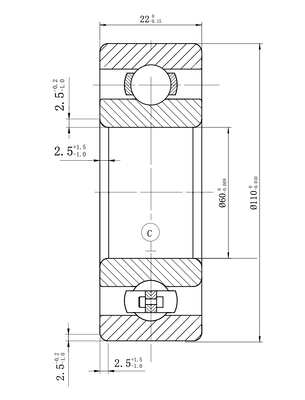 MEGE 212(6212) P5 Deep Groove Ball Bearing