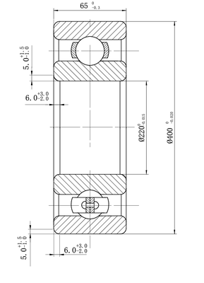 MEGE 244(6244)  Deep Groove Ball Bearing