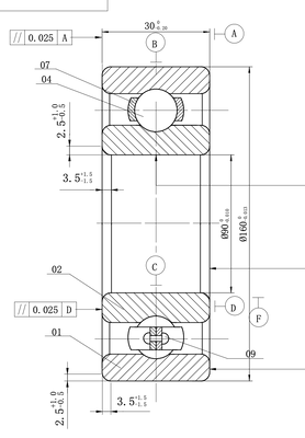 MEGE 218(6218) P6 Deep Groove Ball Bearing