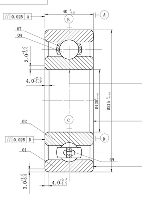 MEGE 6224 C3 (224)  P5 Deep Groove Ball Bearing
