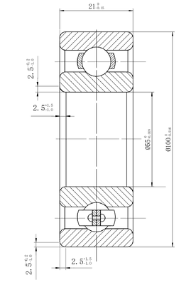 MEGE 6211 P6 Deep Groove Ball Bearing