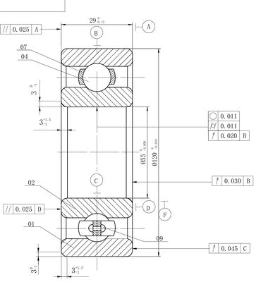 MEGE 311(6311) P5 Deep Groove Ball Bearing