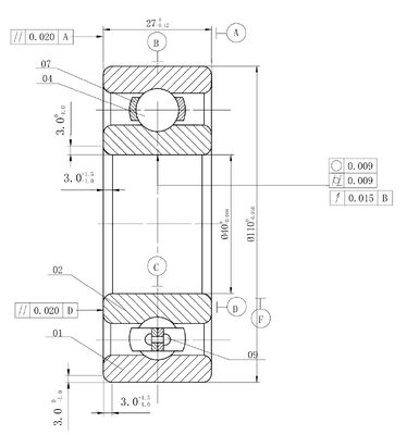MEGE 6408 Deep Groove Ball Bearing