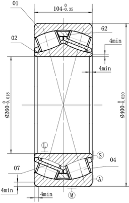 MEGE 23052 P5 Spherical Roller Bearing