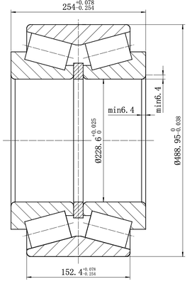 MEGE 331945 P5 Tapered Roller Bearing