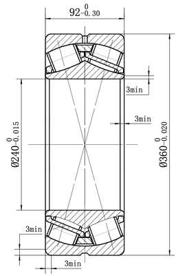 MEGE 23048 CA/W33（3003148） P5 Spherical Roller Bearing
