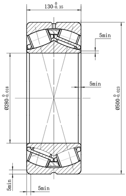 MEGE 22256 CA/W33（3556）Spherical Roller Bearing
