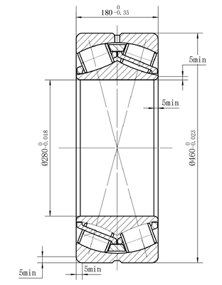 MEGE 24156 CA/W33 P5 Spherical Roller Bearing