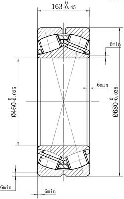 MEGE 23092 CA/W33（3003192）P5 Spherical Roller Bearing