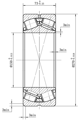 MEGE 22230 CC/W33（3530) P5 Spherical Roller Bearing