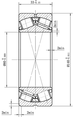 MEGE 22216 CA/W33（3516）P5 Spherical Roller Bearing