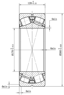 MEGE 22334 CA/W33（3634）P5 Spherical Roller Bearing