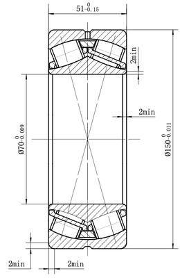 MEGE 22314 CA/W33（3614）P5 Spherical Roller Bearing